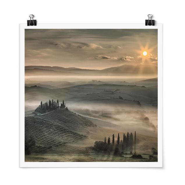 Posters Tuscany-Morning