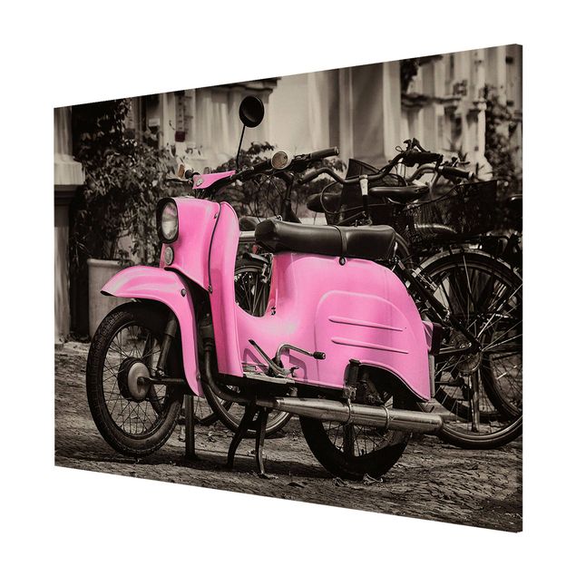 Magneetborden Pink Scooter