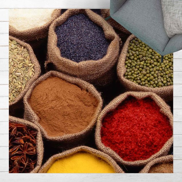 Vloerkleed modern Colourful Spices