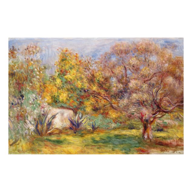 Spatscherm keuken Auguste Renoir - Garden With Olive Trees