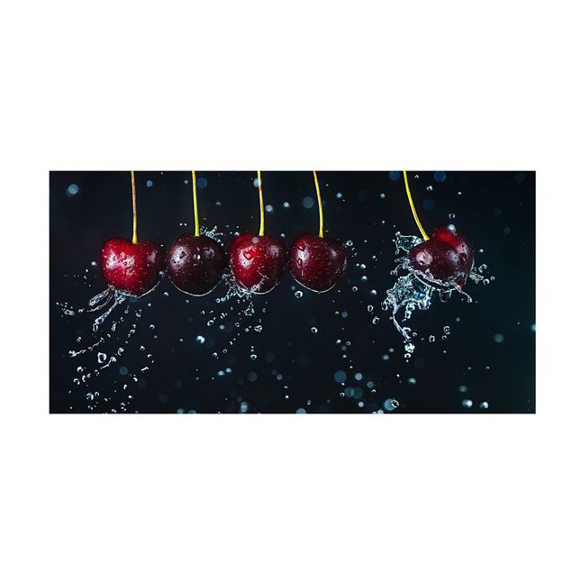 tapijt antraciet Fresh Cherries
