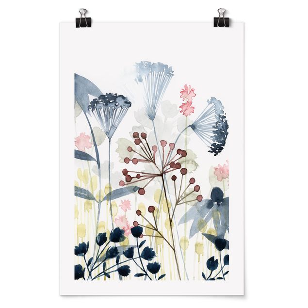 Posters Wildflower Watercolour I