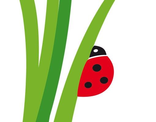 Raamstickers Ladybird