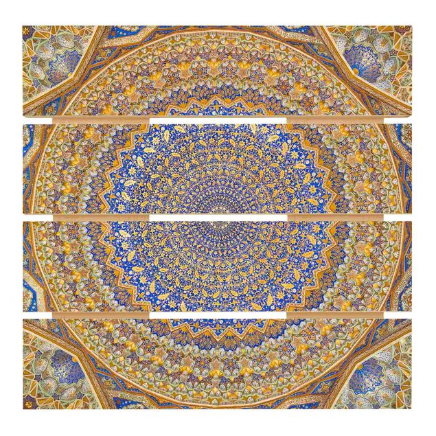 Houten schilderijen op plank Dome Of The Mosque