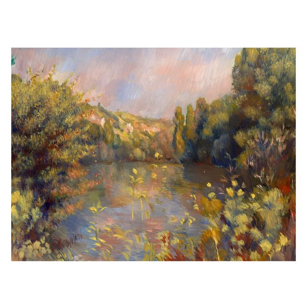 Magneetborden Auguste Renoir - Lakeside Landscape