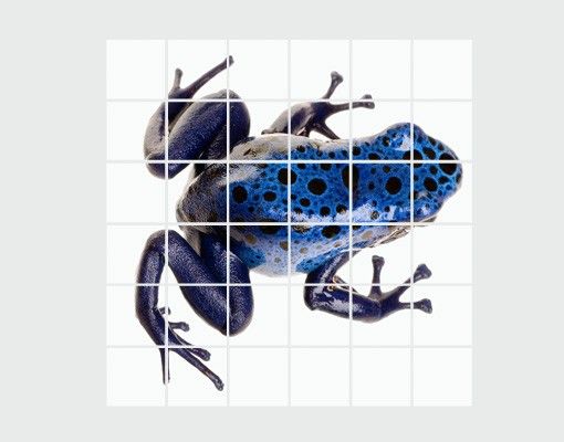 Tegelstickers Blue Frog