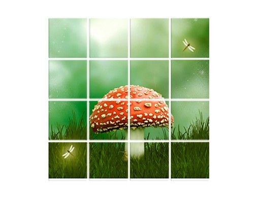 Tegelstickers Fly Agaric