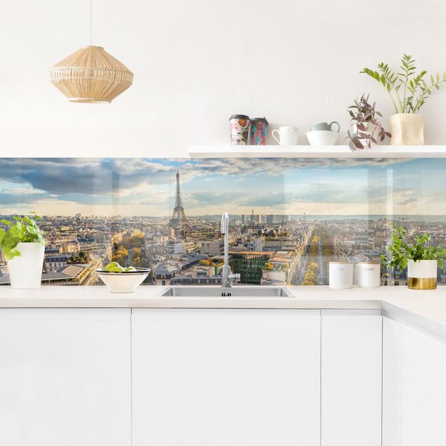Achterwand in keuken Nice day in Paris