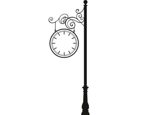 Muurstickers Clock No.CG158 Lantern