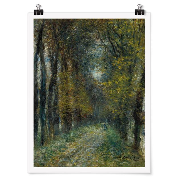 Posters Auguste Renoir - The Allée