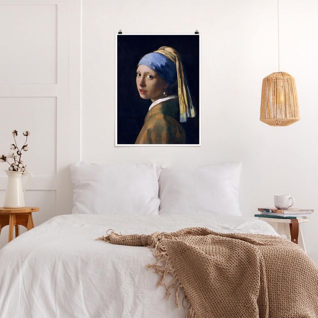 Posters Jan Vermeer Van Delft - Girl With A Pearl Earring