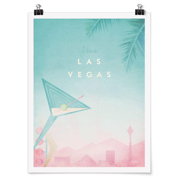 Posters Travel Poster - Viva Las Vegas