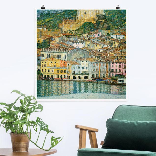 Posters Gustav Klimt - Malcesine On Lake Garda