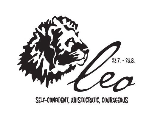Muurstickers spiritueel No.UL756 Zodiac Sign Leo