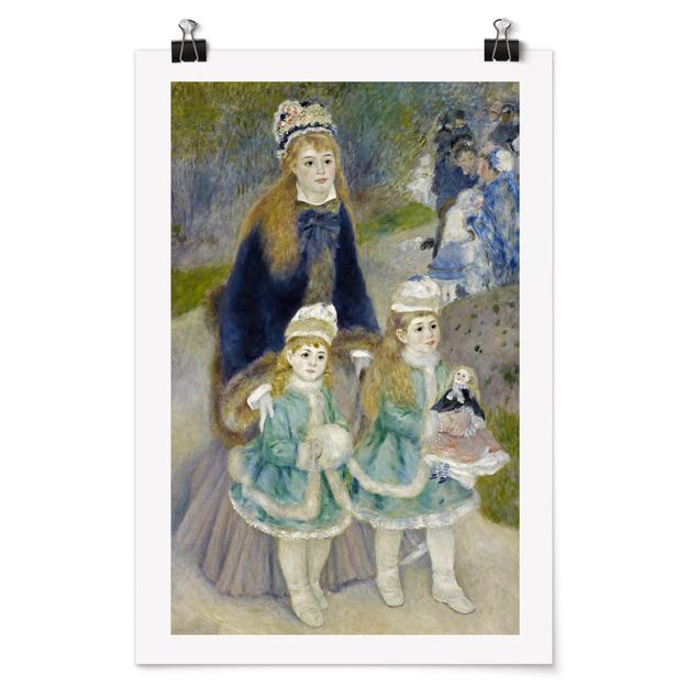 Posters Auguste Renoir - Mother and Children (The Walk)