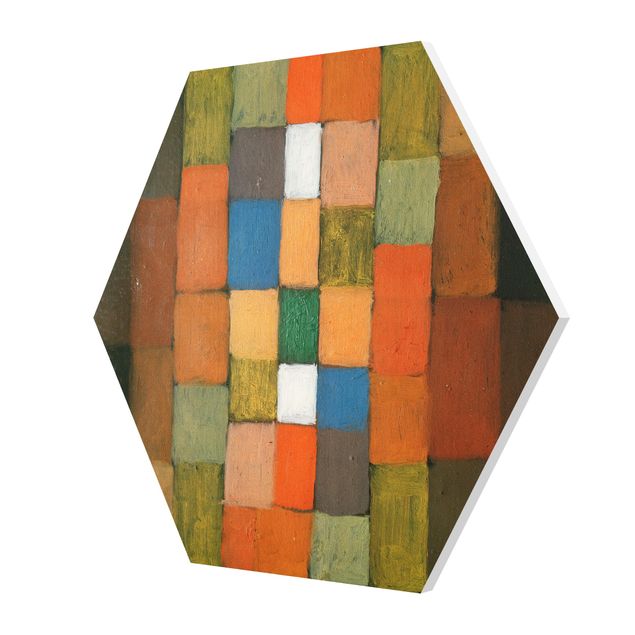 Hexagons Forex schilderijen Paul Klee - Static-Dynamic Increase