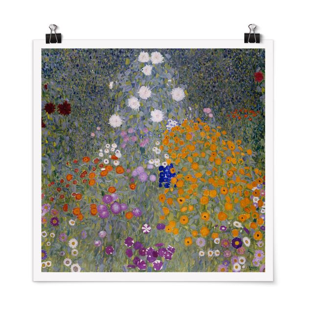 Posters Gustav Klimt - Cottage Garden
