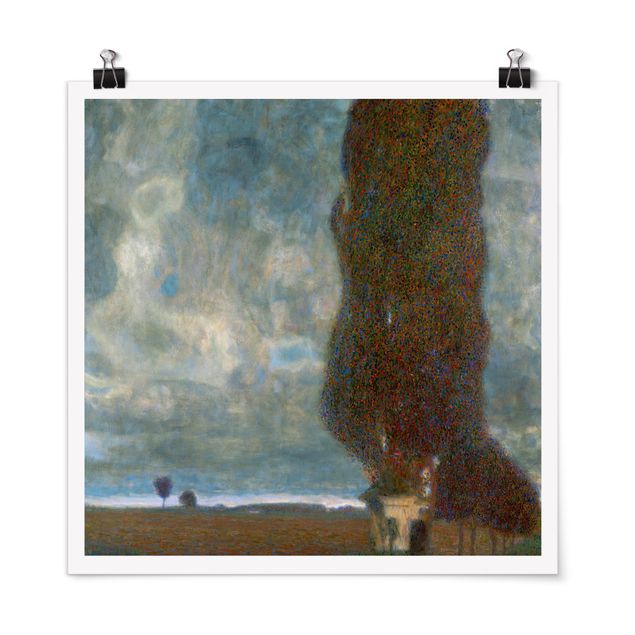 Posters Gustav Klimt - The Great Poplar II