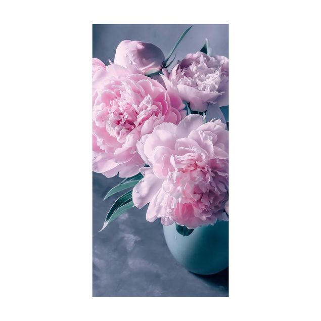 natuurlijk vloerkleed Vase With Light Pink Peony Shabby