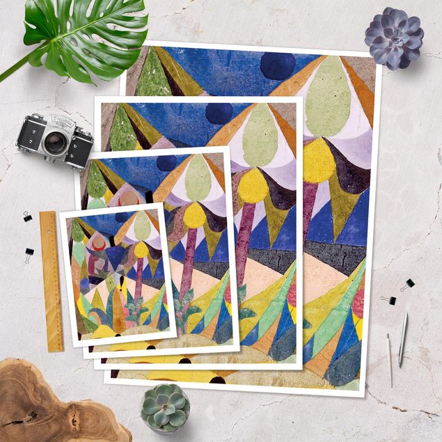 Posters Paul Klee - Mild tropical Landscape