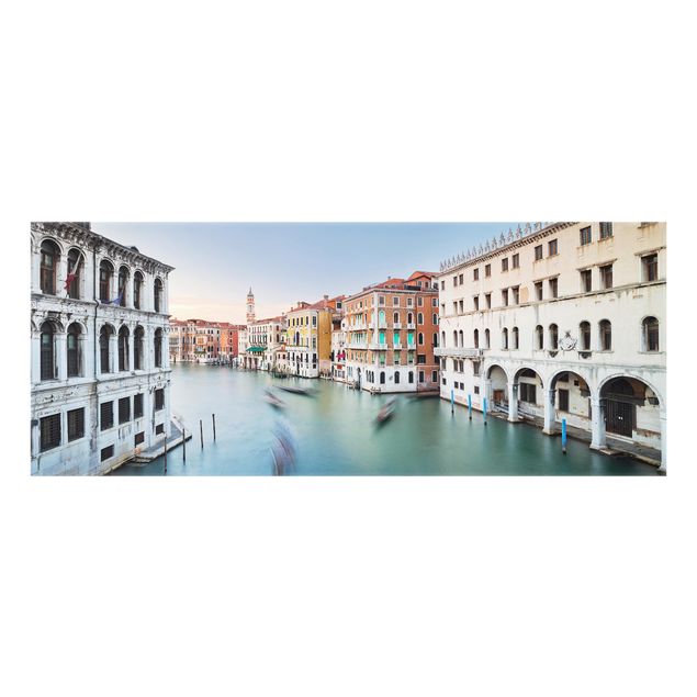 Spatscherm keuken Grand Canal View From The Rialto Bridge Venice
