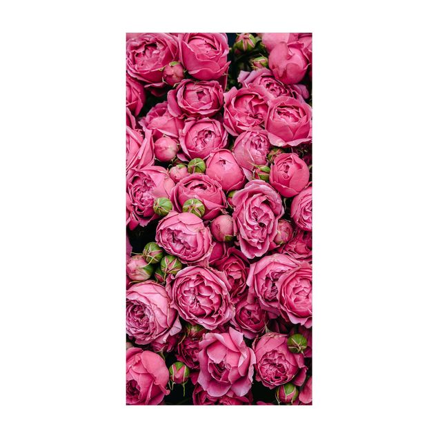 roze tapijt Pink Peonies