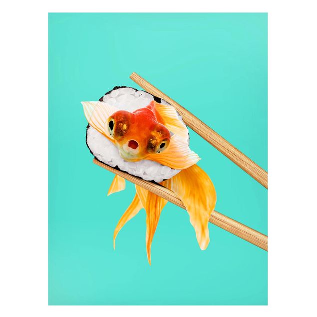 Magneetborden Sushi With Goldfish