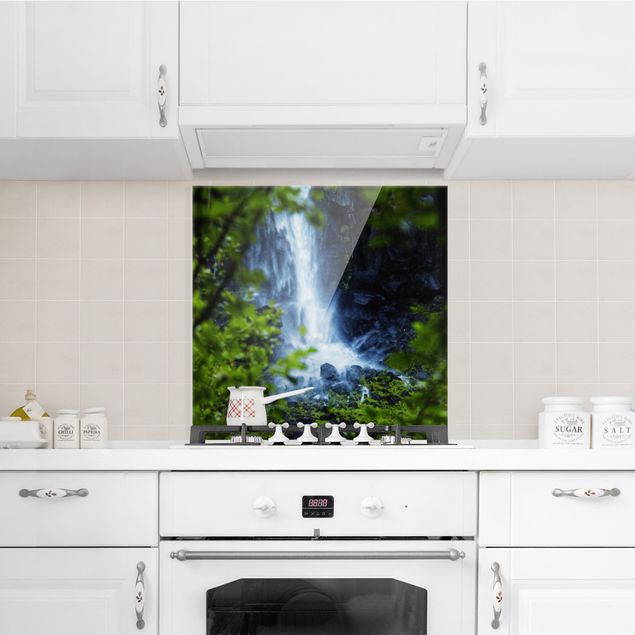 Spatscherm keuken View Of Waterfall