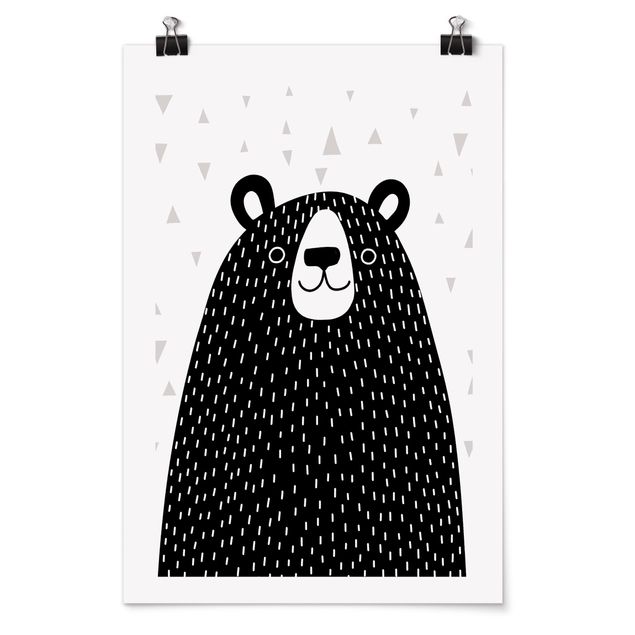 Posters Zoo With Patterns - Bear