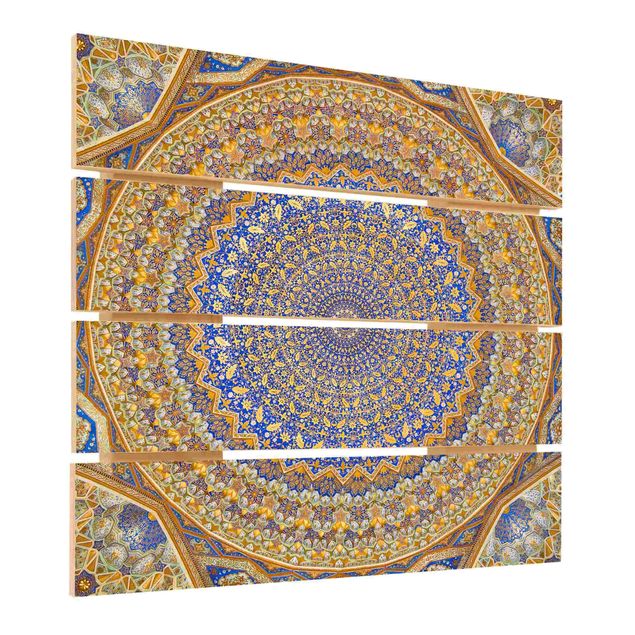 Houten schilderijen op plank Dome Of The Mosque