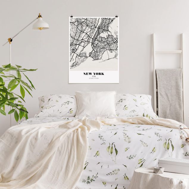 Posters New York City Map - Classic