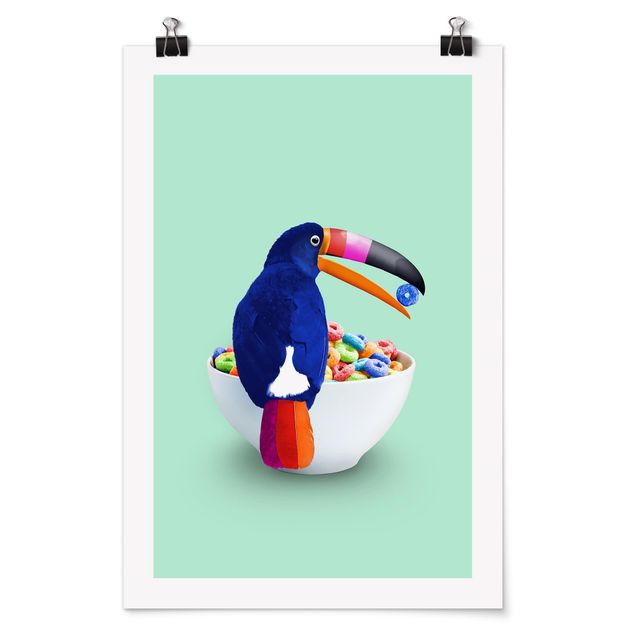 Posters Breakfast With Toucan