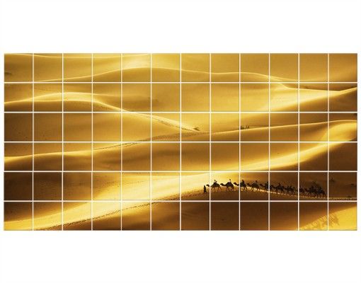 Tegelstickers Golden Dunes