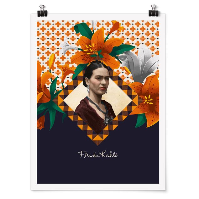 Posters Frida Kahlo - Lilies