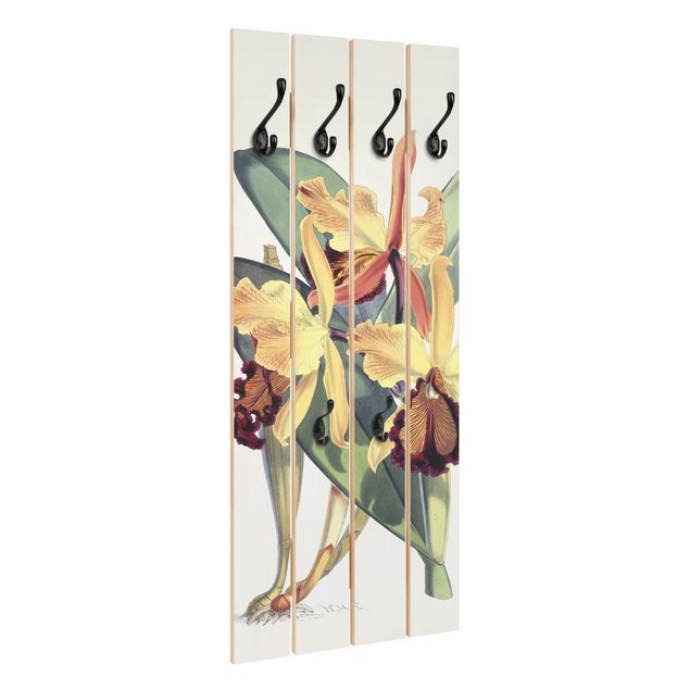 Wandkapstokken houten pallet Walter Hood Fitch - Orchid