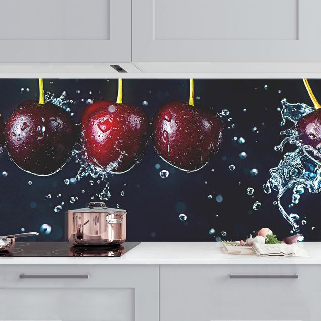 Achterwand voor keuken groenten en fruit Fresh Cherries