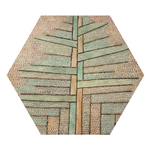 Hexagons Forex schilderijen Paul Klee - Pine