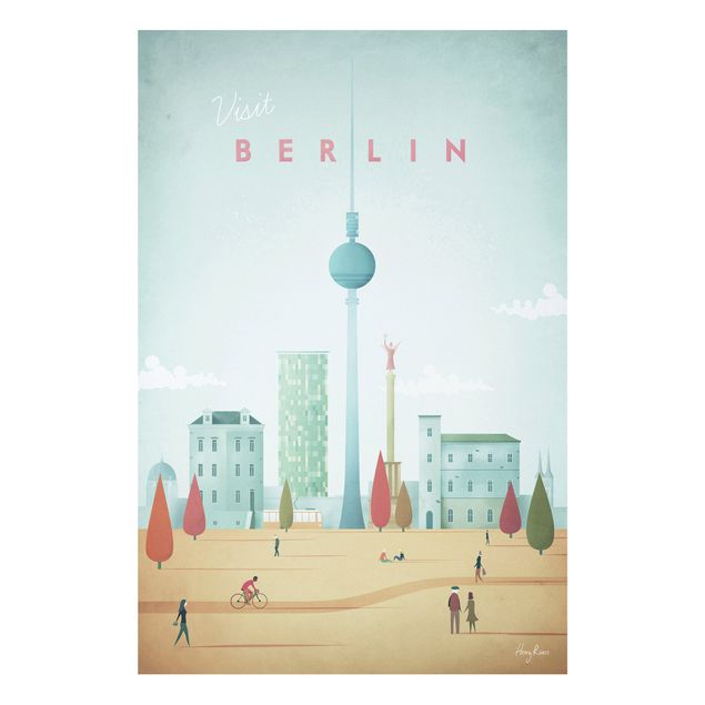 Forex schilderijen Travel Poster - Berlin
