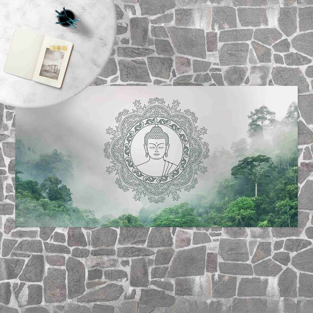 lopers Buddha Mandala In Fog