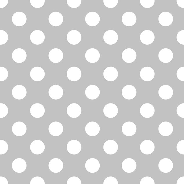 Meubelfolien White Dots On Gray