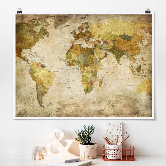 Posters World map