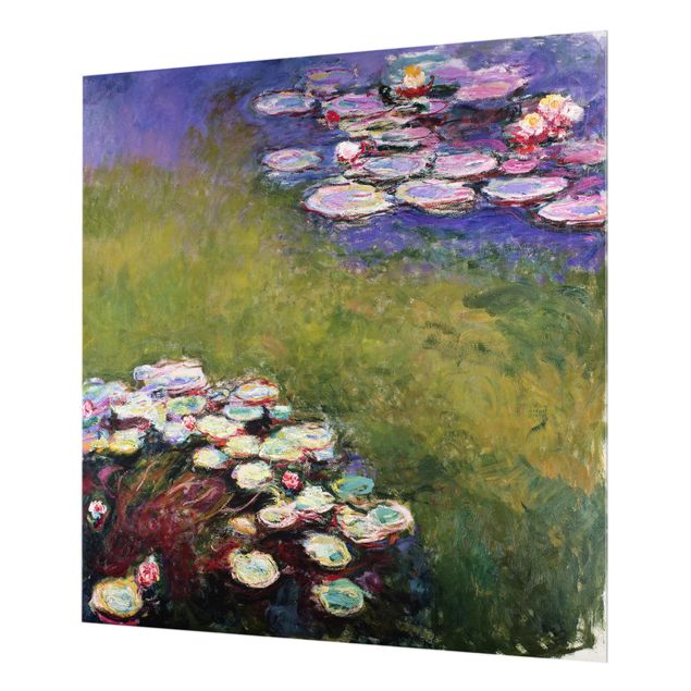Spatscherm keuken Claude Monet - Water Lilies