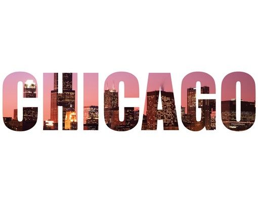 Muurstickers steden en skylines No.JS46 Chicago