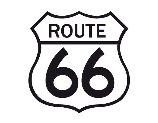 Raamfolie No.EK164 Route 66