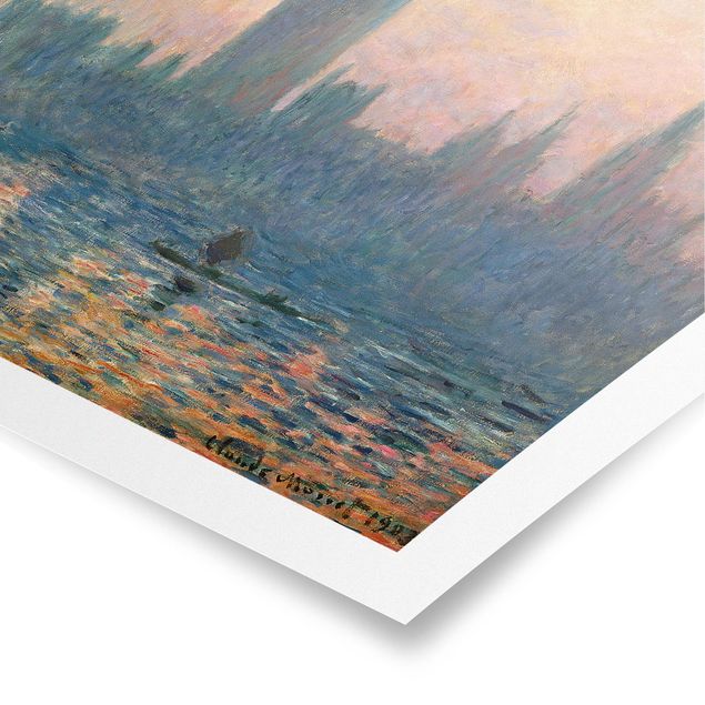 Posters Claude Monet - London Sunset