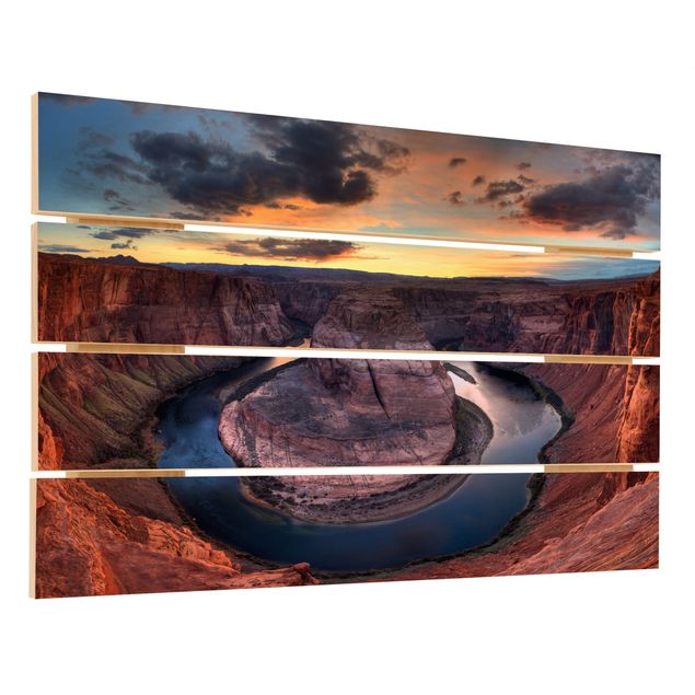 Houten schilderijen op plank Colorado River Glen Canyon