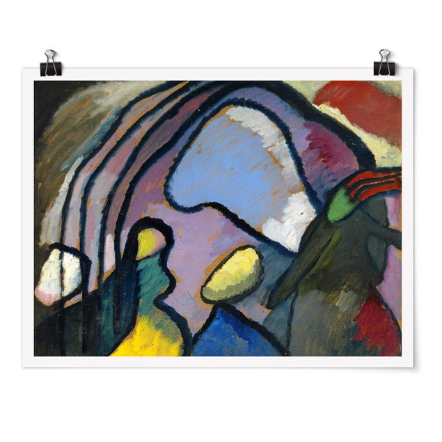 Posters Wassily Kandinsky - Study For Improvisation 10