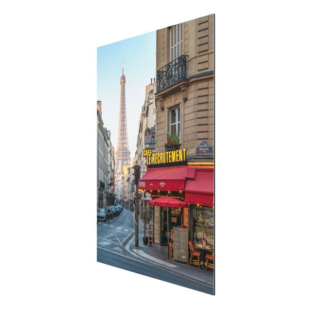 Aluminium Dibond schilderijen Streets Of Paris