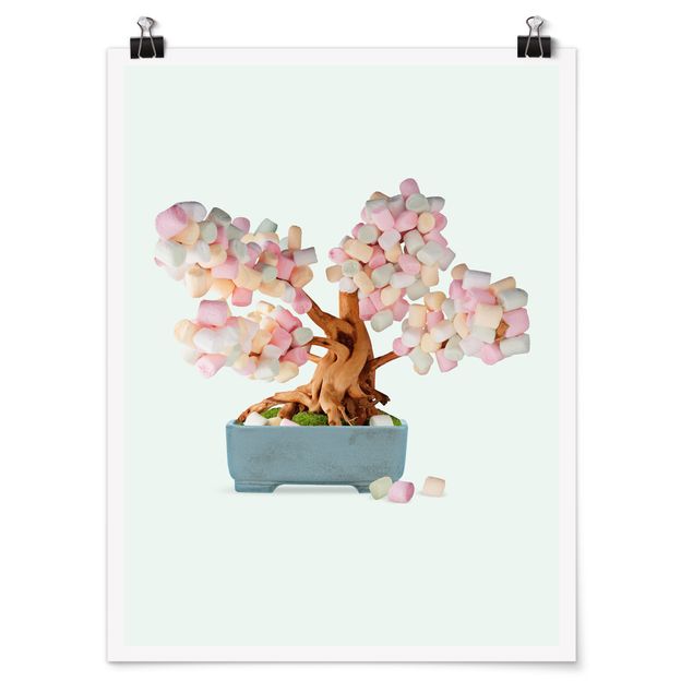 Posters Bonsai With Marshmallows