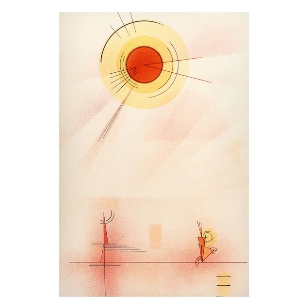Magneetborden Wassily Kandinsky - Rays